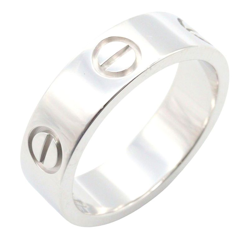 Cartier Love Ring K18wg White Gold
